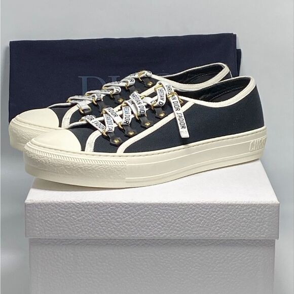 Dior canvas low top sneakers size 40.5 - Picture 11 of 13